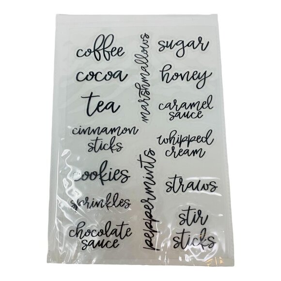 Kitchen Labels Vinyl Decal Sticker For Canister Jars Storage Organize New Black - Picture 4 of 4